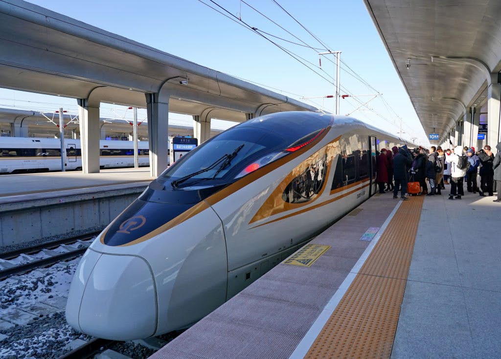 China's 'smart' highspeed railway lands ahead of Beijing Olympics